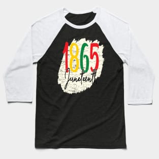 1865 Juneteenth Baseball T-Shirt